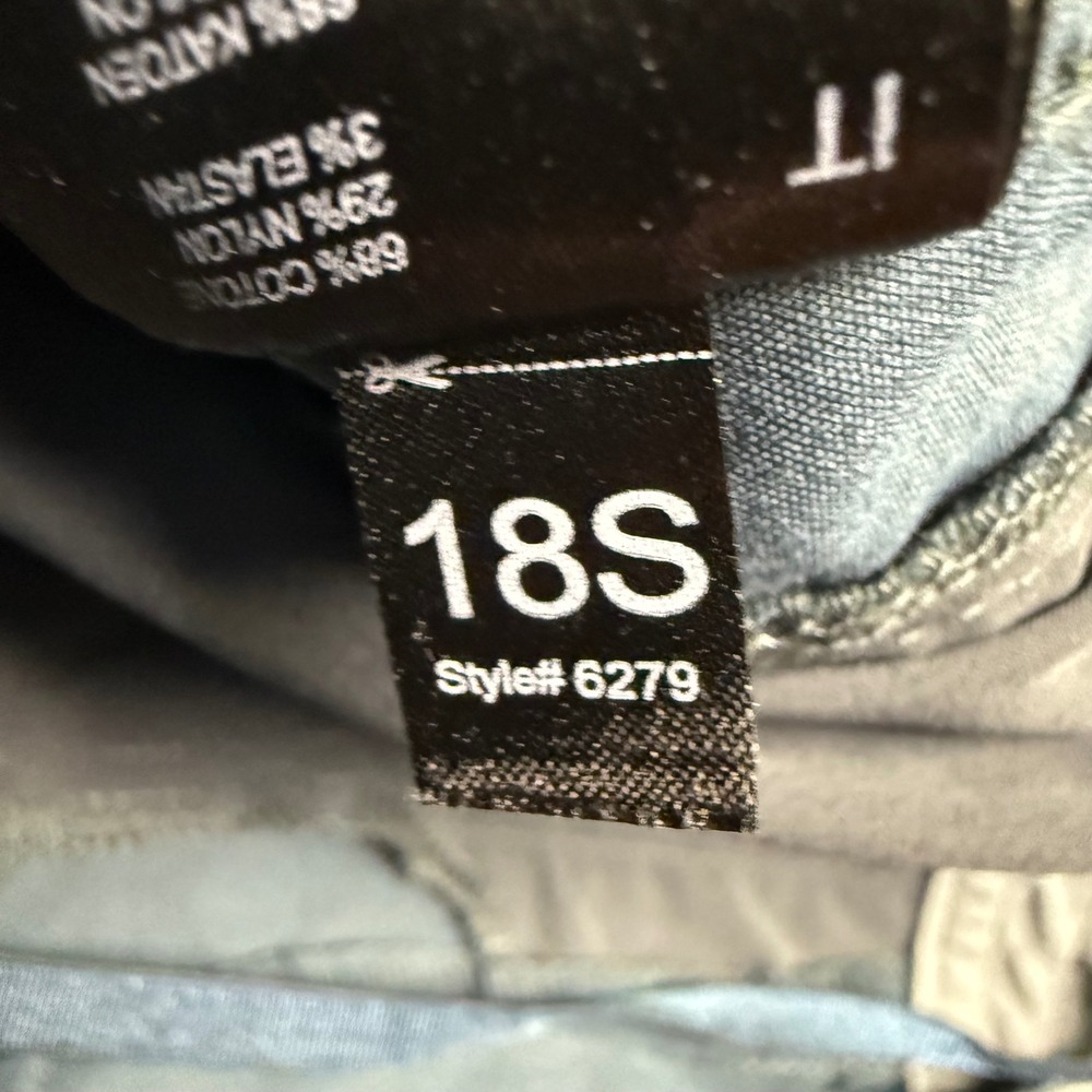 KUHL Legendary Splash Straight Leg Pants Women 10 Gray Blue Hiking Utility 6279 - Picture 10 of 15